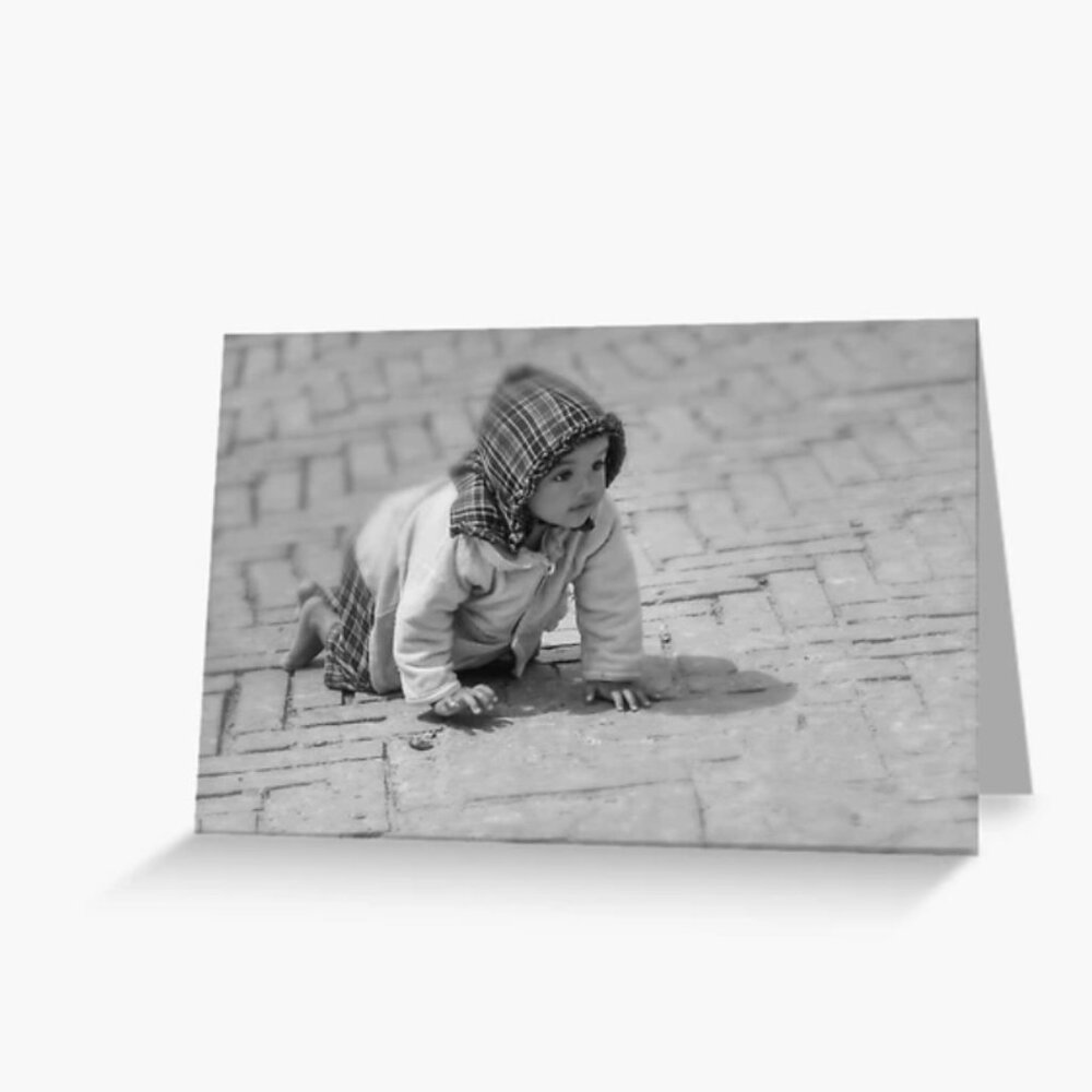 NWT - "Crawling Baby" Art Cards and Envelope Sets (2), Photo by Noora Elkoussy